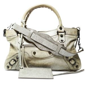 Balenciaga Galen lambskin city y2k 2000s bag